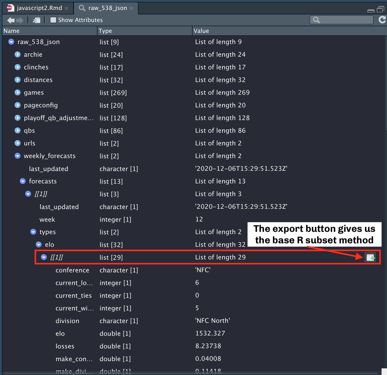 The MockUp - Extracting JSON data from websites and public APIs with R